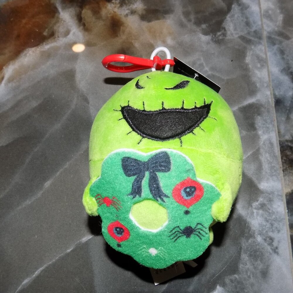 Disney The Nightmare Before Christmas Oogie_Boogie Plush Clip Bag Backpack NEW